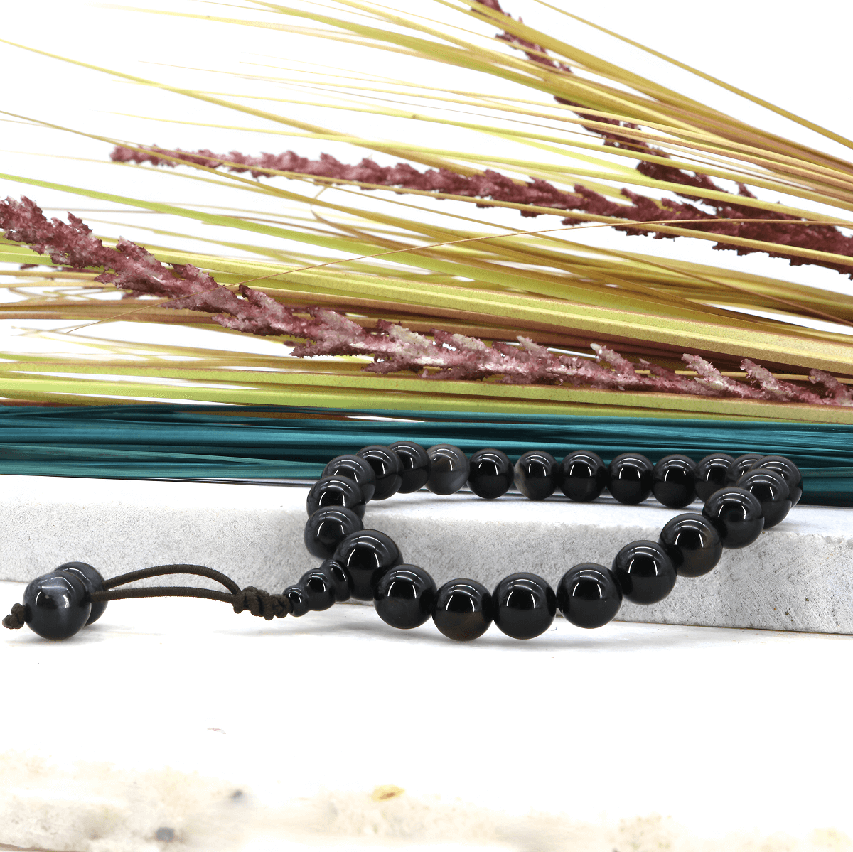 Eye Agate Wrist Mala | For clarity and inner strength