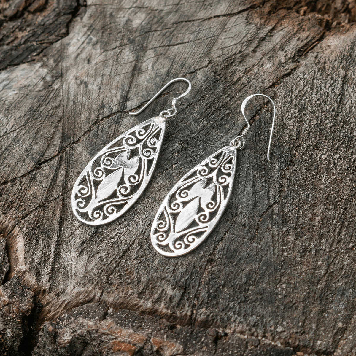 925 silver earrings | Handmade in Nepal | Boho jewelry