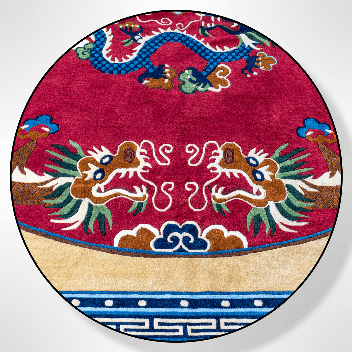 Tibetan Wool Carpet - Dragon