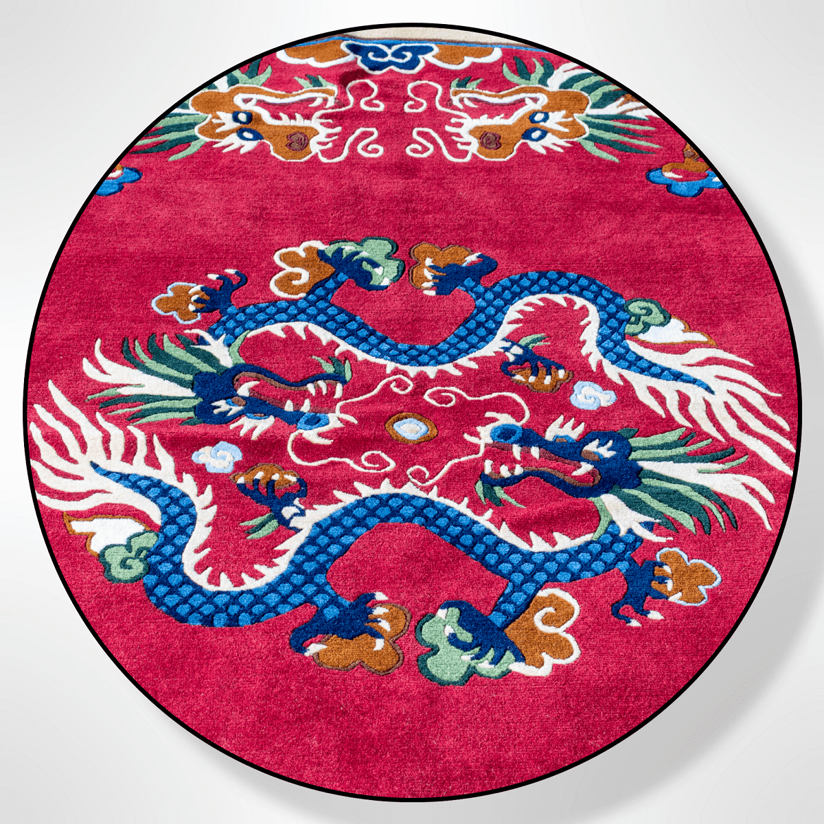 Tibetan Wool Carpet - Dragon