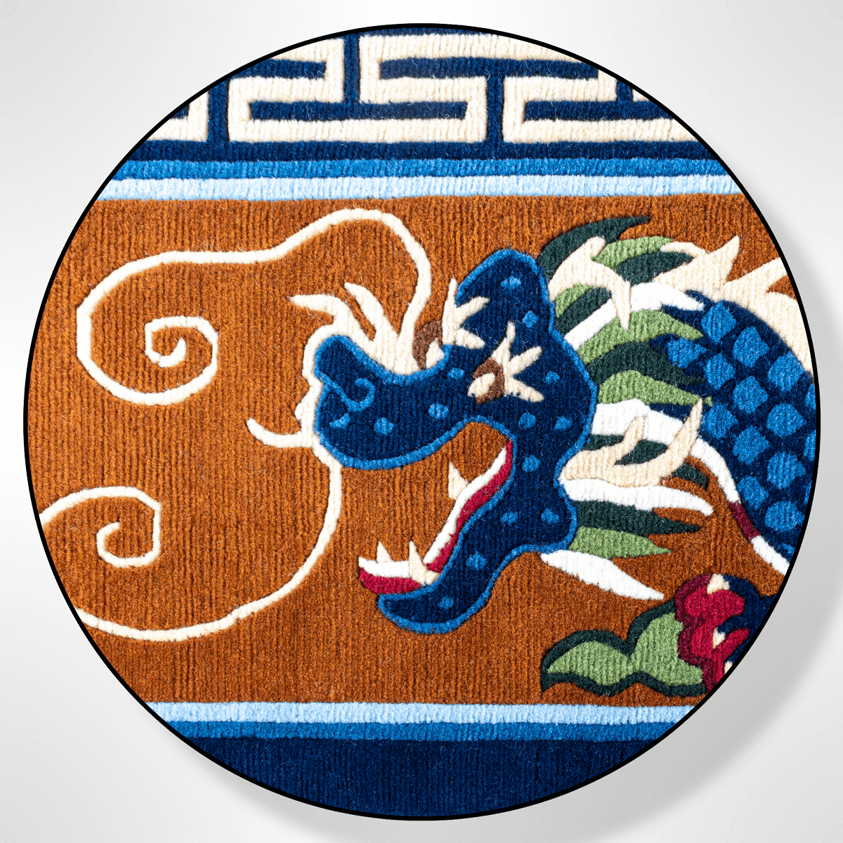 Tibetan Wool Carpet - Dragon