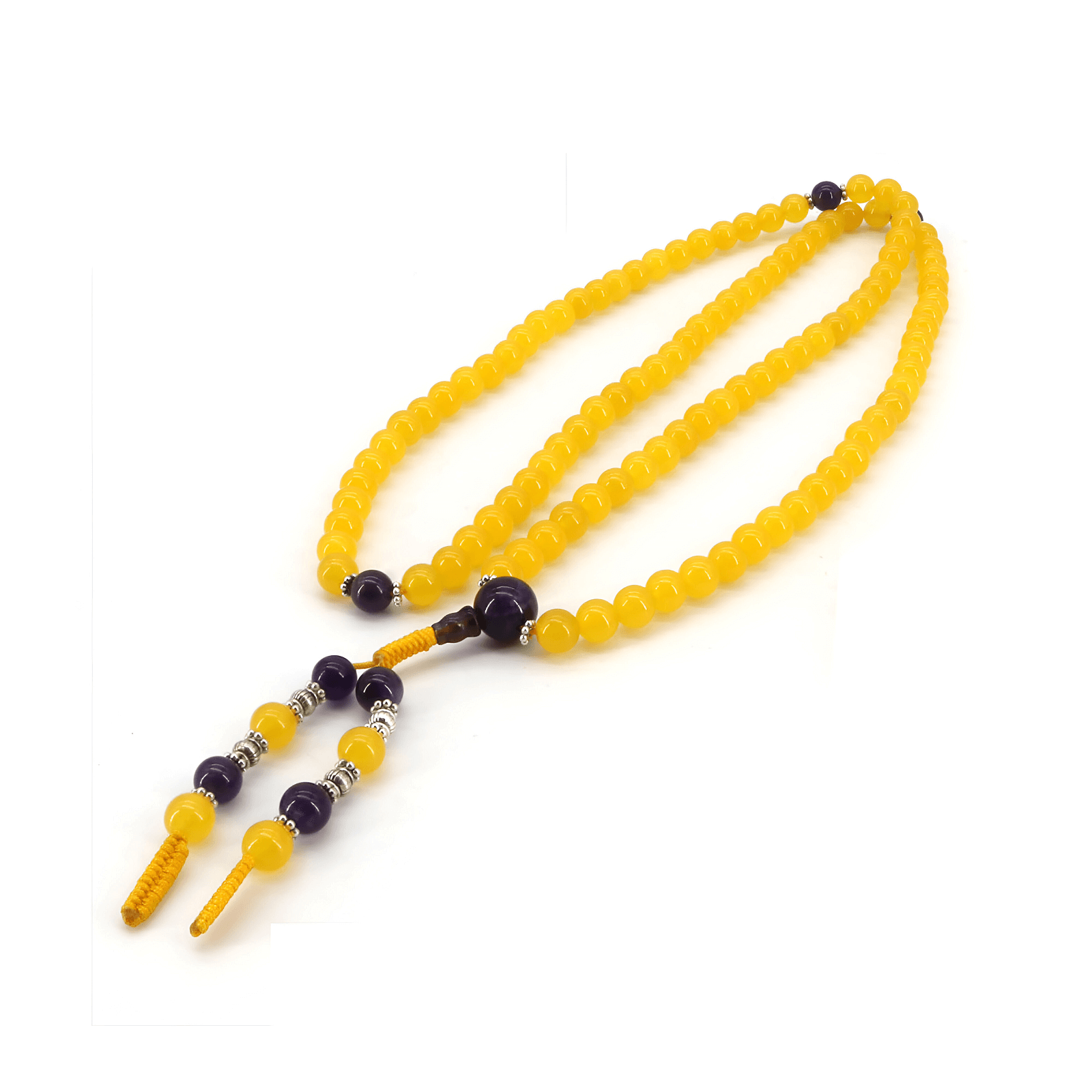 Yellow Jade Mala