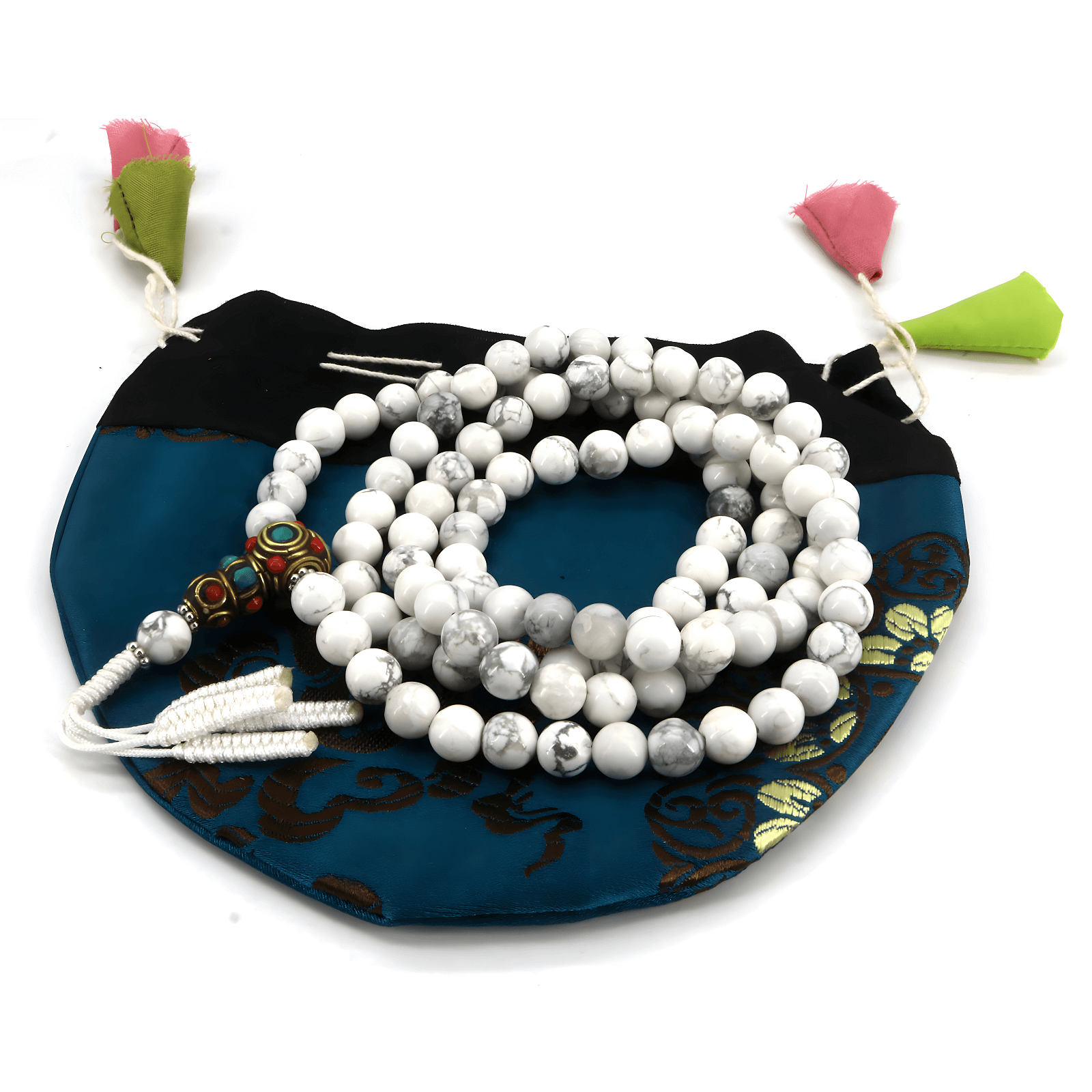 Howlite Mala