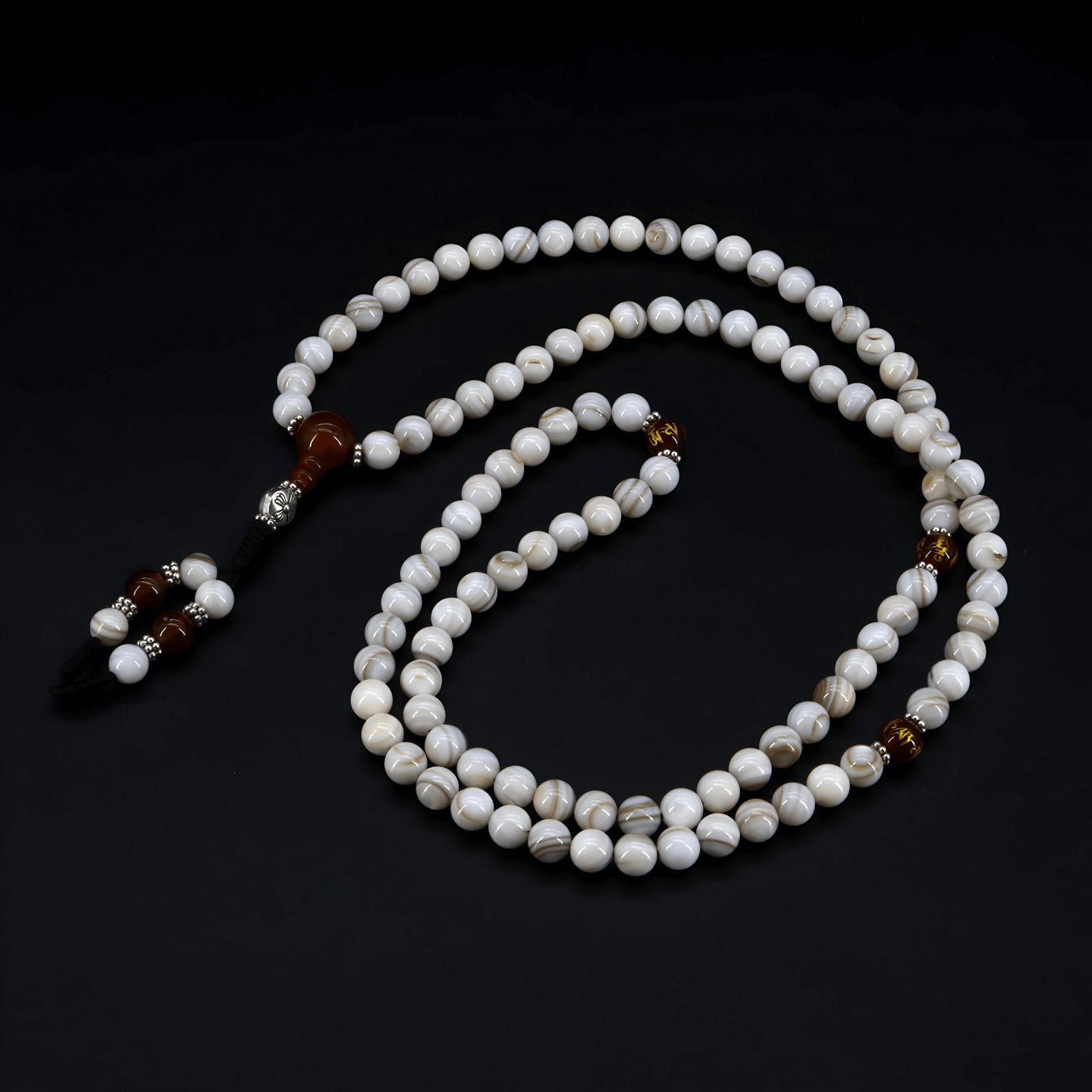 mother-of-pearl mala