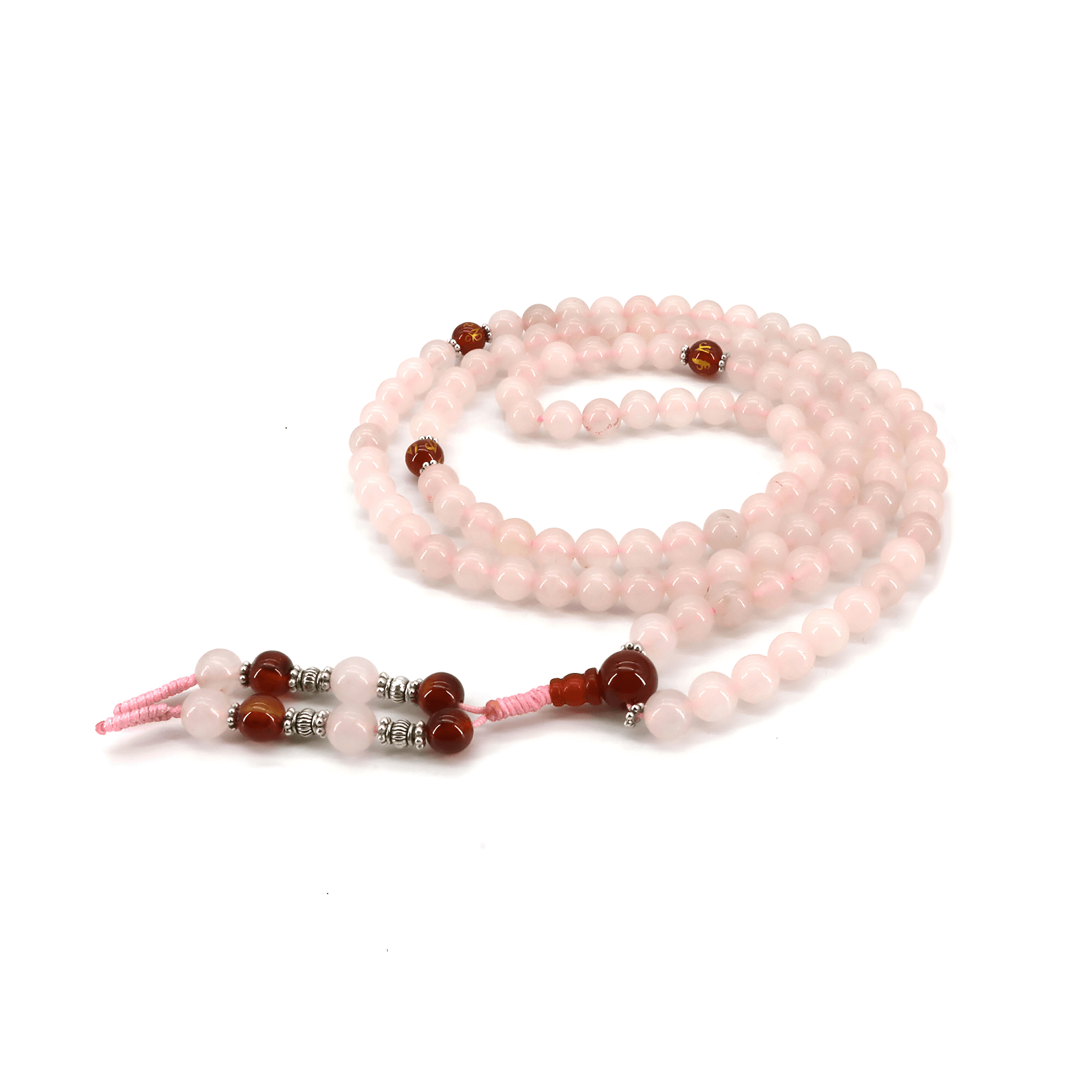 rose quartz mala