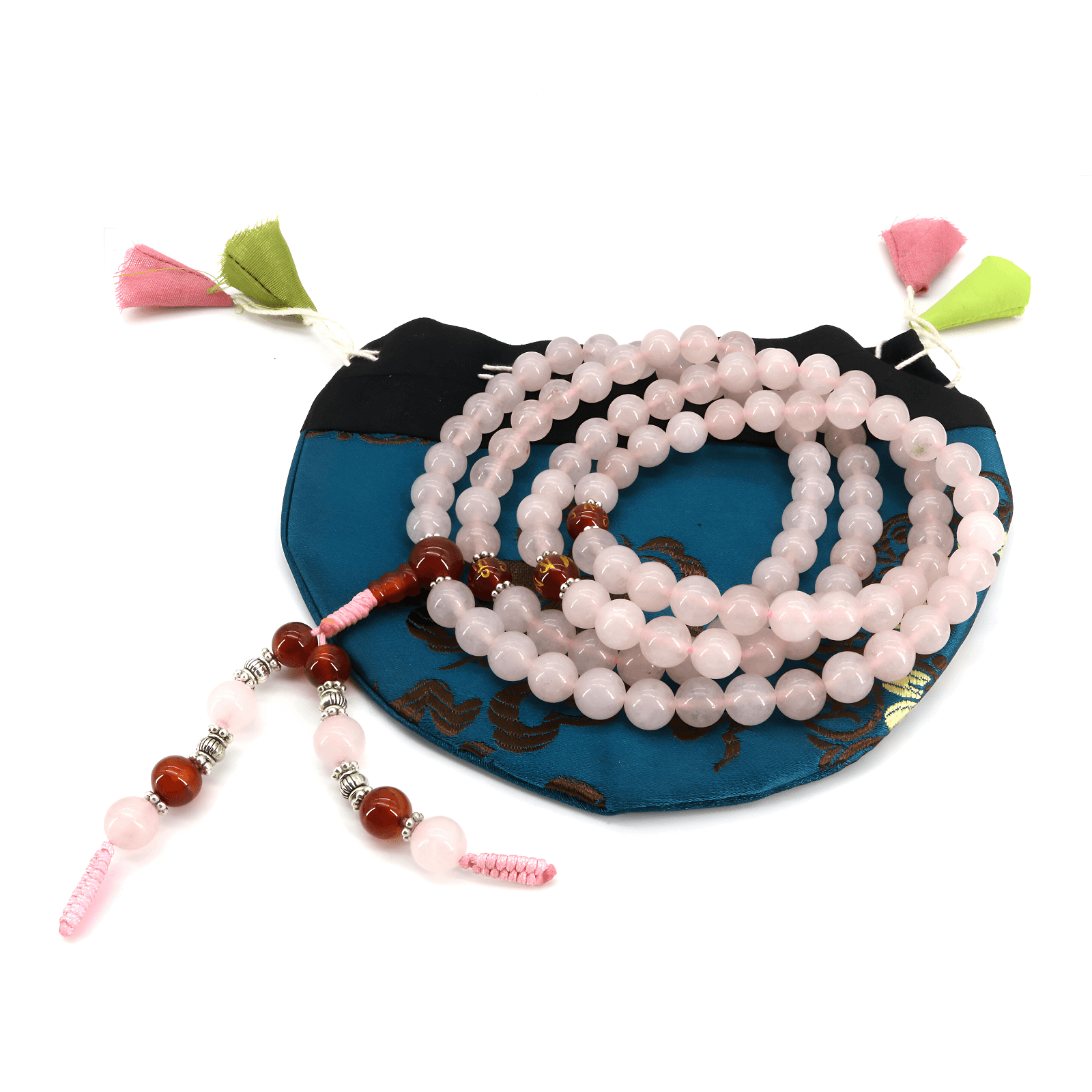 rose quartz mala