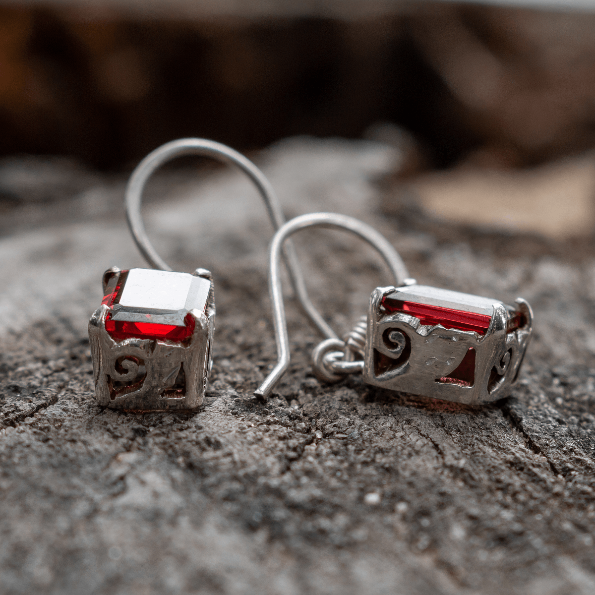 925 silver earrings - Vitality | Handmade in Nepal | Boho