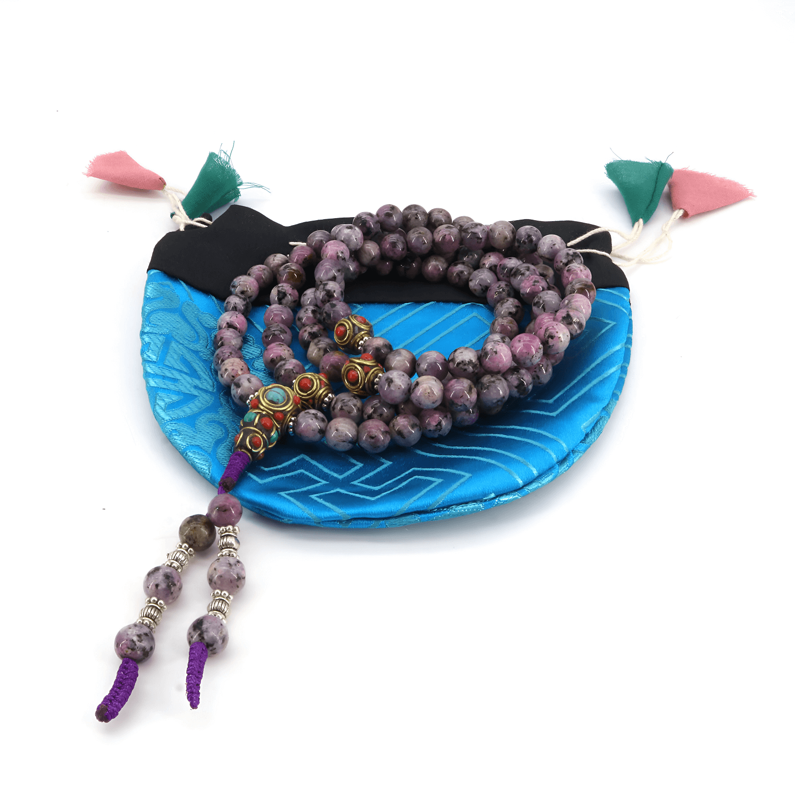 Violet Tourmaline Mala